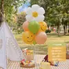 Decoraciones de Globos Flotantes de Mesa y Piso con Tema de Cumpleaños Feliz Cumpleaños para la Fiesta de Primer Cumpleaños de Niños, Decoraciones Brillantes