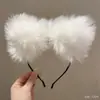 Diadema de Orejas de Gato de Peluche con Cascabel para Mujer, Tocado Sexy, Diadema de Gato, Accesorios de Estudio para Halloween, Tocado de Ambiente
