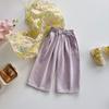 Pantalones de niña primavera y verano nuevos pantalones casuales coreanos suaves cerosos de pierna ancha pantalones casuales de bebé Yamamoto al por mayor