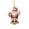 Decorações de Natal em acrílico Papai Noel sixseven67, best-sellers transfronteiriços, enfeites divertidos e festivos