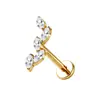 Joyería de Aleación de Titanio F136 con Diseño de Mariposa en Forma de Marquesa para Piercing Labial y Piercing en el Cartílago de la Oreja Joyería para Piercing Corporal de Titanio G23
