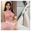 Lingerie Sexy, Uniforme de Saia Tutu de Empregada Quente e Sexy, Estilo Pura Luxúria, Fácil de Rasgar, Patchwork, Alças, Traje de Empregada Charmoso