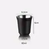Taza de Café de Acero Inoxidable 304, Taza Aislante Doble Capa Antiescaldado para Espresso, Taza Aislante para Espresso