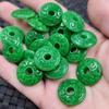 Colgante de Jade Colgante de Jade Seco Azul Colgante de Hebilla de Jade Verde Yang Tallado a Doble Cara Colgante de Hebilla de Jade Colgante Antiguo Collar Colgante de Jade