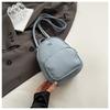 2025 Exportación Nueva Tendencia Europea y Americana Casual Simple Color Sólido Letras Mochila de Gama Alta Mochila Bolso de Mamá para Mujeres