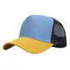 Nueva gorra de malla transpirable con combinación de colores de moda para leche de té, escuela, deportes, sombrero de protección solar, se puede hacer con LOGOTIPO