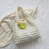 Bolso de hombro de gran capacidad para mujer, moderno, primavera y verano 2023, estilo cubo, tipo burbuja, para estudiantes