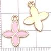 Colgante de Corazón de Aleación con Goteo de Aceite Rosa de Venta Caliente Transfronterizo Nuevo Colgante DIY Pulsera Collar Accesorios de Joyería