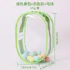 Capa Protetora para Boneca de Vinil de 18cm PVC Altamente Transparente Periférico de Anime Boneca de Algodão Multi-Color Bolsa de Passeio para Bebê Pode Ser Pendurada