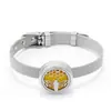 Pulsera de Aromaterapia Pulsera Hebilla para Aceite Esencial Hebilla de Acero de Titanio Reloj Ajustable con Pulsera Árbol de la Vida Fábrica Outlet