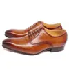 Zapatos de Cuero para Hombre Comercio Electrónico Transfronterizo Populares Zapatos Hechos a Mano de Piel de Vaca Elegantes Zapatos de Boda para Hombre Zapatos Formales de Negocio Zapatos de Hombre Piel Pura
