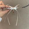 Estilo Ballet Nuevo Estilo Francés Dulce Cool Súper Hermoso Cinta de Lazo de Seda Amor Pinza Lateral Pasador Accesorios para el Cabello