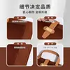 Bolsa para Archivos A4 Maletín de Negocios Bolso de Cuero para Portátil Bolsa para Archivos Bolsa para Almacenamiento de Contratos Se Puede Personalizar con Impresión de Logo