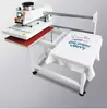 Máquina Neumática Automática de Transferencia Térmica Deslizante de Doble Estación para Camisetas, Ropa, Sombreros e Impresión de Prendas