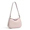 Bolsas de Couro Bovino de Primeira Camada Grande Capacidade Bolsa Concha Feminina Nova Popular Casual Bolsa Transversal Bolsa de Ombro Único Bolsa de Axila
