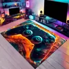 Tapete para Sala de Estar Estilo Cyberpunk Transfronteiriço, Tapete Grande para Mesa de Centro de Cobertura Total, Tapete de Veludo Cristal para Sala de Jogos em Casa