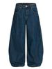Jeans Americanos Retrô em Denim para Homens e Mulheres, Calças Casuais Versáteis Soltas Novas, Calças Simples de Perna Larga da Moda