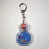 Merchandise de Minecraft Mochila Mc Diamante Pingente Chaveiro Salva-Vidas Pingente Totem Pequeno Indestrutível Corrente Espada Conjunto Completo Hongyao