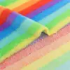 Peluche de Conejo Rayado de Color Curvo Estampado 500g Patrón Ondulado Moda Ropa Juguetes Zapatos Bolsas Tela de Felpa