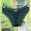 Nuevos Estilos de Bragas de Encaje Sedoso para Mujer, de Verano, Finas, Transpirables, de Tiro Bajo, Levanta Glúteos, Algodón