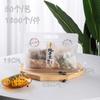Bolsa de comida creativa hecha a mano, para bocadillos, dulces, copos de nieve, crujientes galletas hechas a mano, esmeriladas, transparentes, portátiles y selladas.