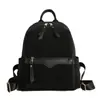 Moda Japonesa y Coreana de Primavera Mochila Pequeña Casual Bloques de Color Ligera para Viajar Artística Tela Oxford Mochila de Compras para Mujer