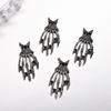 Halloween diy acessórios nail art liga jóias vento escuro aranha crânio morcego cruz nail art ornamentos de diamante