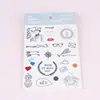 Adesivos de Tatuagem Desenho Animado Simples Opcional 12 Constelações Tatuagem Verão Meninas Adesivos de Tatuagem de Constelação Pretos Atacado