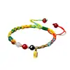 2026 Pulsera Tejida a Mano de Colores con Cinco Elementos y Cinco Colores, Estilo Chino, Ajustable, Pulsera Finamente Elaborada del Festival del Bote del Dragón