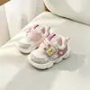 Zapatos sencillos de doble malla para bebé talla 17-21, zapatillas para niños, zapatos casuales de cuero para niños y niñas, zapatos para caminar para niños