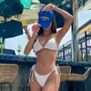 Biquíni de Comércio Exterior Moda Praia Feminina Estilo Ins Coreano Férias Sexy Três Peças Dividido Roupa de Banho para Fonte Termal