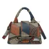 Mini bolsa de mão estilo coreano, moderna, estilosa, única, artística, simples, texturizada, versátil bolsa de ombro e transversal