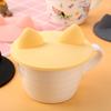 Tapa de Taza con Orejas de Gato Creativa Tapa de Taza de Silicona Linda Tapa de Taza con Orejas de Gato Tapa de Taza Redonda