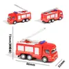 Juguetes de Autos de Aleación para Niños Vehículos de Ingeniería Metálicos Excavadoras Vehículos de Saneamiento Urbano y Tráfico Modelo de Coche Adornos Regalos