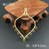 Accesorios de Joyería de Aleación DIY Estilo Antiguo Material de Pasador de Metal Colgante para Oreja Adornos para la Frente Accesorios para Pendientes