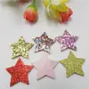 Grampos de cabelo infantis decorações tridimensionais pó de ouro estrela de cinco pontas acessórios de joias faça você mesmo decoração pó colorido
