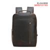 Mochila vintage de cuero genuino personalizada de fábrica para hombre, mochila de viaje de piel de vaca de capa superior, mochila de cuero de caballo loco