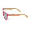 Moda Europea y Americana Patas de Madera de Bambú Bambú Moso Gafas de Sol Clásicas de Viaje para Hombres y Mujeres Lentes Dorados de Mercurio