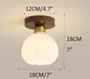 Pasillo de ambiente antiguo luces de pasillo luces de techo chinas luces retro de entrada balcón delantero lámparas de Zhongshan