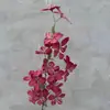 Flores de jasmim artificiais atacado para casamentos, flores de seda para decoração suave, arranjos de flores de comércio exterior, decorações de corredor, arranjos florais, flores artificiais para exterior