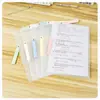 Carpeta Rotatoria para Estudiantes A3 con Varillas Dobles Organizador de Hojas de Examen Bolsa de Almacenamiento Bolsa Grande para Archivos Clip con Varilla