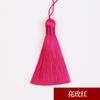Borla Corta Gorda de 8cm Decoración Colgante de Borla 32 Colores Marcador de Seda Helada Disco U Pequeña Decoración Colgante de Borla Fabricante de Ropa Venta al por Mayor