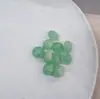 Contas Redondas de Resina Jade Sintético Amarelo para DIY Colares Cheongsam Estilo Chinês Corrente de Celular Acessórios de Vestuário