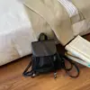 Comercio Exterior Transfronterizo Moda Estudiante Universitario Clase 2026 PU Estilo Nuevo Salida Viaje Sencillo Doble Hombro Pequeña Mochila Bolso Mujer
