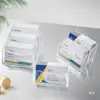 Suporte de Cartão de Visita Transparente em Acrílico Grande Capacidade Criativo para Mesa Multicamadas Exibição de Cartões de Visita Stand