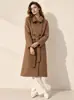 Casaco de pelo de camelo Casaco CEID temperamento luxo leve casaco de pelo de camelo lã clássico lã dupla face 26 Outono/Inverno Roupa Exterior Feminina