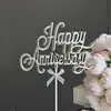 Decoração de Bolo de Aniversário Estéreo Transfronteiriça para Noiva Meninos e Meninas Aniversário Dia dos Namorados Inserto de Bolo de Amor