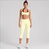 Conjunto de top de regata para yoga com bloqueio de cor de bolinhas transfronteiriço, falso duas peças, secagem rápida, costas bonitas, conjunto esportivo para corrida ao ar livre e fitness para mulheres