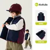 [Doble uso] Chaleco infantil Dudu, resistente al agua, chaleco de invierno para niñas, top para bebé niña, chaleco de otoño e invierno