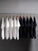 220g Pesada Gruesa Simple Impermeable Blanca Camiseta Publicitaria en Blanco Algodón Cuello Redondo Manga Corta Camiseta Camiseta Ropa de Clase